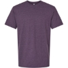 Custom Unisex CVC Tee Heather Grape
