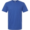 Custom Unisex CVC Tee Heather Royal Blue