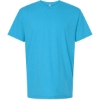 Custom Unisex CVC Tee Heather Teal