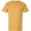 Custom Unisex Fine Jersey Tee Mustard