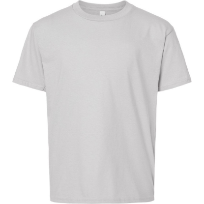 Custom Youth Fine Jersey Tee New Silver