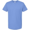 Custom Unisex Fine Jersey T-Shirt Carolina Blue