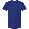 Custom Unisex Fine Jersey T-Shirt Deep Blue
