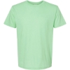 Custom Unisex Fine Jersey T-Shirt Heather Neo Mint