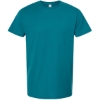 Custom Unisex Fine Jersey T-Shirt Teal