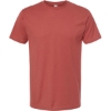 Custom Unisex Fine Jersey T-Shirt Terracotta