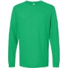 Custom Unisex Fine Jersey Long Sleeve T-Shirt Heather Kelly