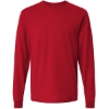 Custom Unisex Fine Jersey Long Sleeve T-Shirt Red