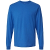 Custom Unisex Fine Jersey Long Sleeve T-Shirt Royal
