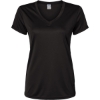Custom Womens Vera V-Neck T-Shirt Black