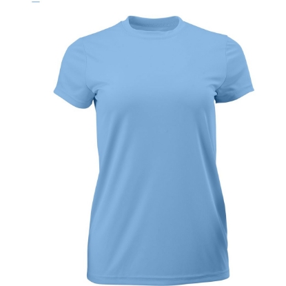 Custom Womens Islander Performance T-Shirt Bimini Blue