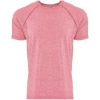 Custom Mens Mock Twist Raglan T-Shirt Tech Pink