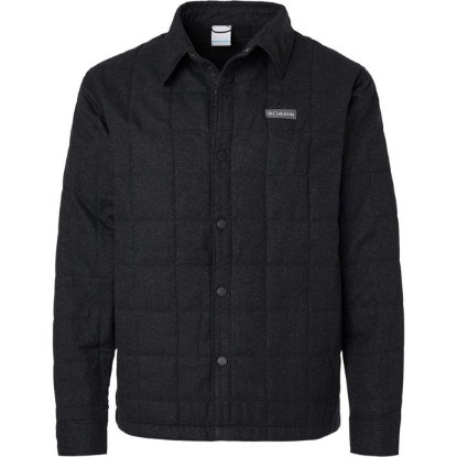 Custom Mens Landroamer™ Quilted Shirt Jacket Black