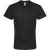 Custom Mens Poly-Rich V-Neck T-Shirt Black