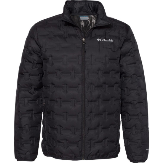Custom Mens Delta Ridge™ II Down Jacket Black