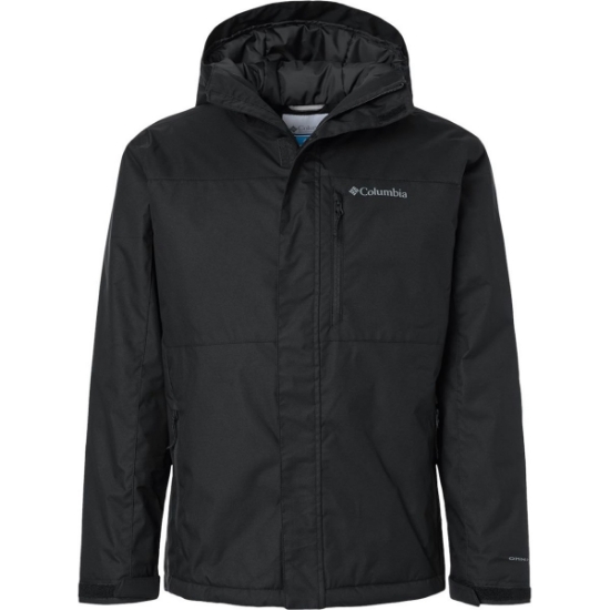 Custom Mens Tipton Peak™ III Insulated Hooded Jacket Black
