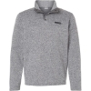 Custom Mens Alto Pass™ Fleece Half-Snap Pullover City Grey Heather