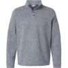 Custom Mens Alto Pass™ Fleece Half-Snap Pullover Dark Mountain Heather