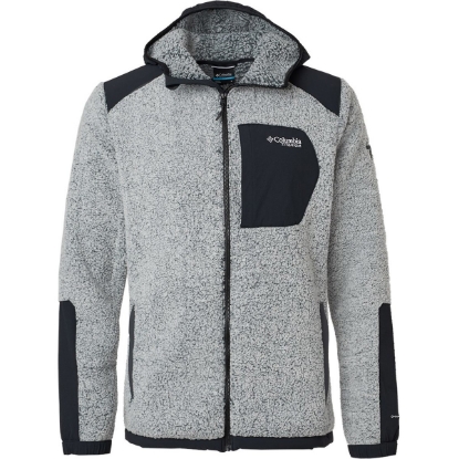 Custom Mens Arctic Crest™ Sherpa Full-Zip Jacket White/ Black