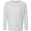 Custom Unisex Long Islander Performance Long Sleeve T-Shirt Aluminum