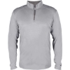 Custom Youth B-Core Quarter-Zip Pullover Silver/ Graphite