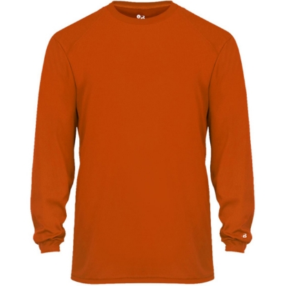 Custom Youth B-Core Long Sleeve T-Shirt Burnt Orange