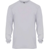 Custom Youth B-Core Long Sleeve T-Shirt Silver