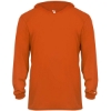 Custom Youth B-Core Long Sleeve Hooded T-Shirt Burnt Orange