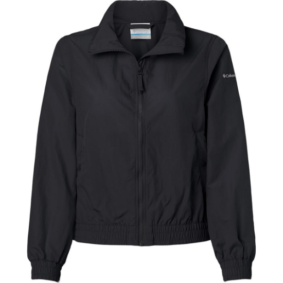Custom Womens Time Is Right™ II Windbreaker Black