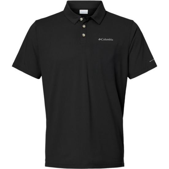 Custom Mens Tech Trail™ Utility Polo Black