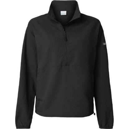 Custom Womens Sucker for Summer™ Half-Zip Pullover Black