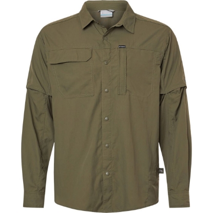 Custom Mens Skien Valley™ Pocket Shirt Stone Green