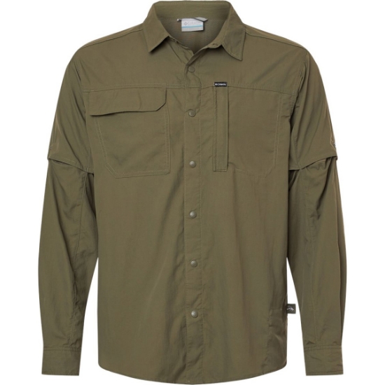 Custom Mens Skien Valley™ Pocket Shirt Stone Green