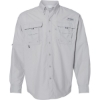 Custom Mens PFG Bahama™ II Shirt Cool Grey
