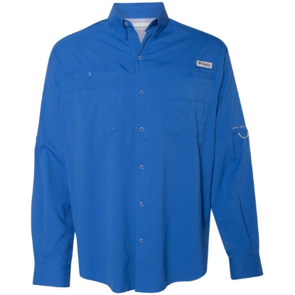 Custom Mens PFG Tamiami™ II Shirt Vivid Blue