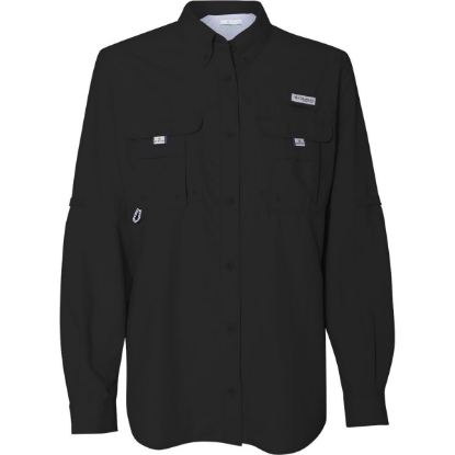 Custom Womens PFG Bahama™ Shirt Black