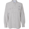 Custom Womens PFG Bahama™ Shirt Cool Grey