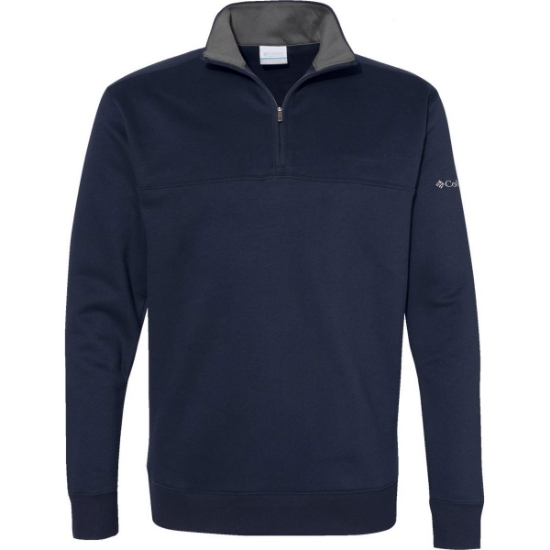 Custom Mens Hart Mountain™ II Half-Zip Pullover Collegiate Navy