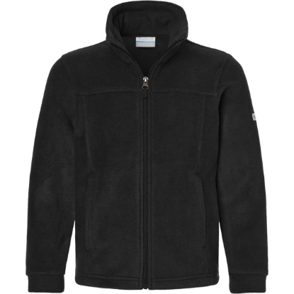 Custom Youth Steens Mountain™ II Fleece Full-Zip Jacket Black