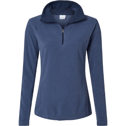 Custom Womens Glacial™ IV Fleece Half-Zip Pullover Nocturnal
