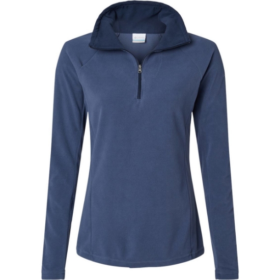 Custom Womens Glacial™ IV Fleece Half-Zip Pullover Nocturnal