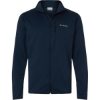 Custom Mens Essential Hike™ Grid Fleece Full-Zip Collegiate Navy