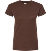 Custom Womens Fine Jersey Slim Fit T-Shirt Brown