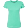 Custom Womens Fine Jersey Slim Fit T-Shirt Mint