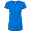 Custom Womens Fine Jersey Slim Fit T-Shirt Royal