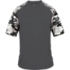 Custom Youth Camo Sport T-Shirt Graphite/ White Camo