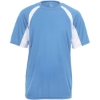 Custom Youth B-Core Hook T-Shirt Columbia Blue/ White