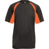 Custom Youth B-Core Hook T-Shirt Graphite/ Safety Orange