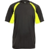 Custom Youth B-Core Hook T-Shirt Graphite/ Safety Yellow
