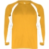 Custom Youth B-Core Hook Long Sleeve T-Shirt Gold/ White